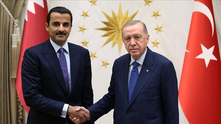 أردوغان وتميم يبحثان هدنة إيران وتطورات المنطقة